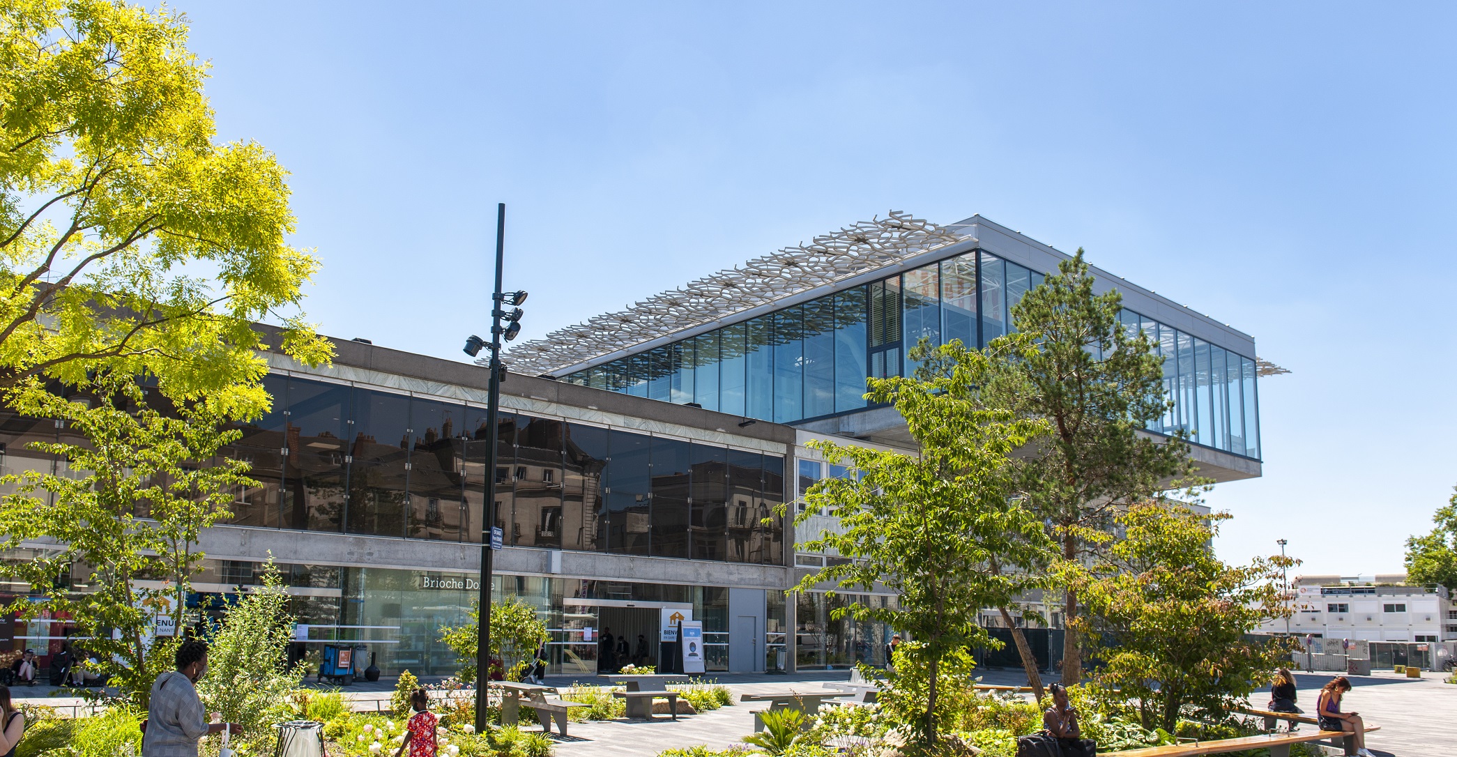 Parvis de la gare de Nantes