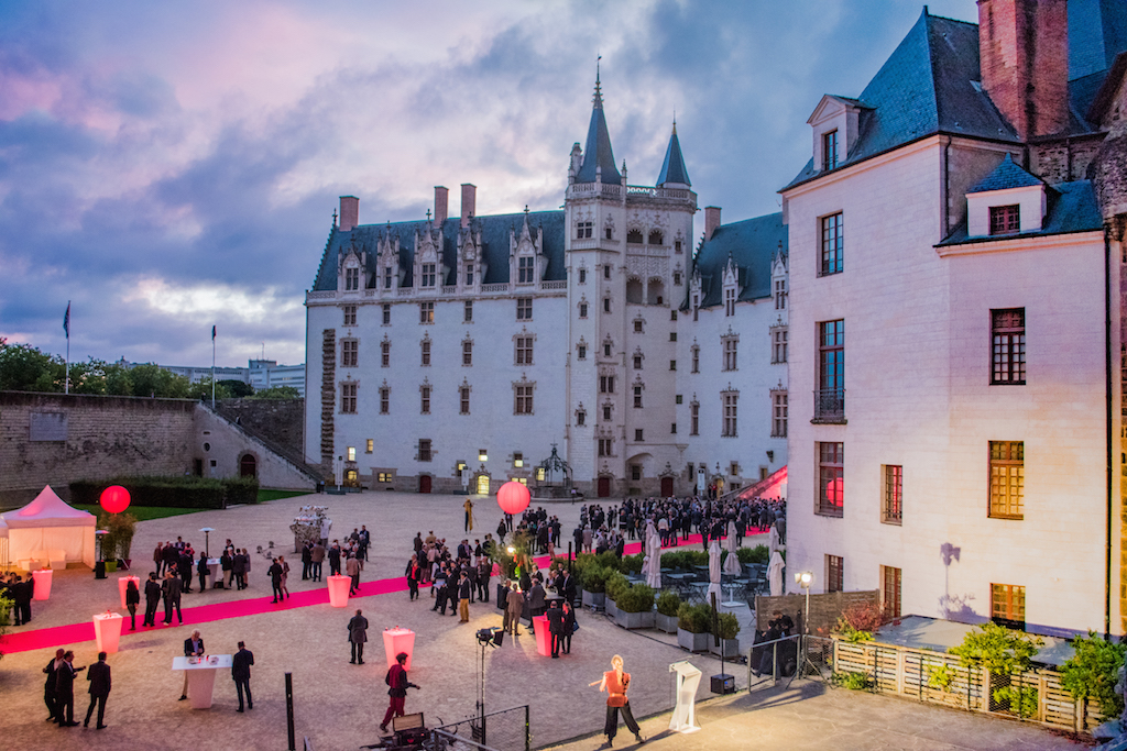 Evénement dans la cour du Château des Ducs de Bretagne