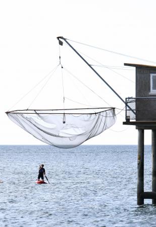 Bord de mer, pêcheries, paddle