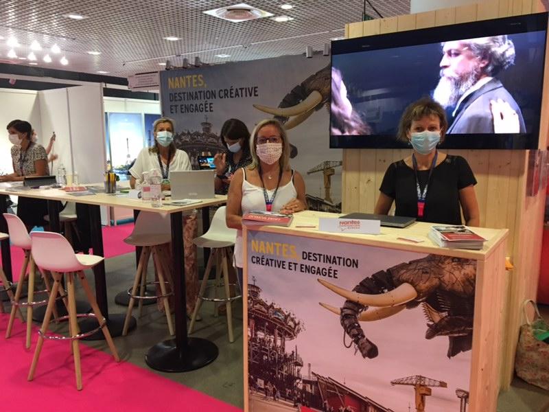 Stand du bureau des congrès de Nantes et Saint-Nazaire