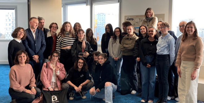 photo étudiants ecole brassart
