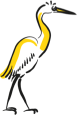 illustration heron
