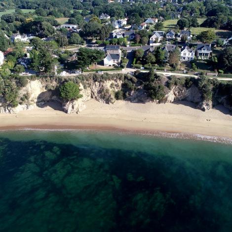 Vue aérienne littoral