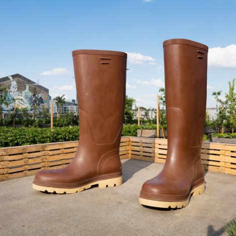 INVENDUS BOTTES, 2020, LILIAN BOURGEAT, le Potager de la Cantine du Voyage, le Voyage à Nantes © Philippe Piron _ LVAN