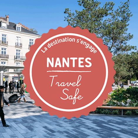 Photo de Nantes avec logo Travel Safe 