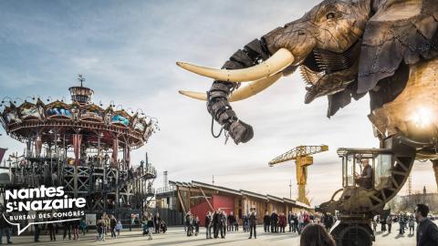 Le carrousel et l'éléphant des Machines de l'île