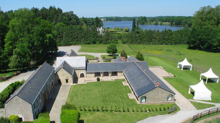 Château de la Poterie vue aérienne