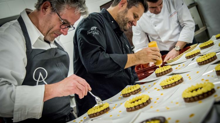 Préparation repas du traiteur La Maison Hebel