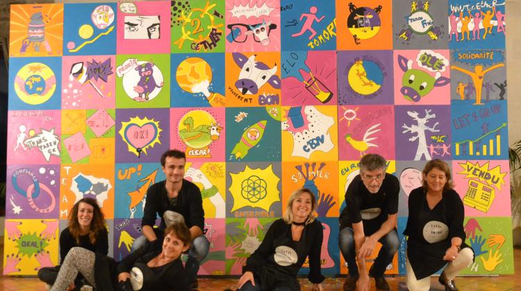 TEAM BUILDING ARTISTIQUE  « POP ART » - ARTIST TEAM