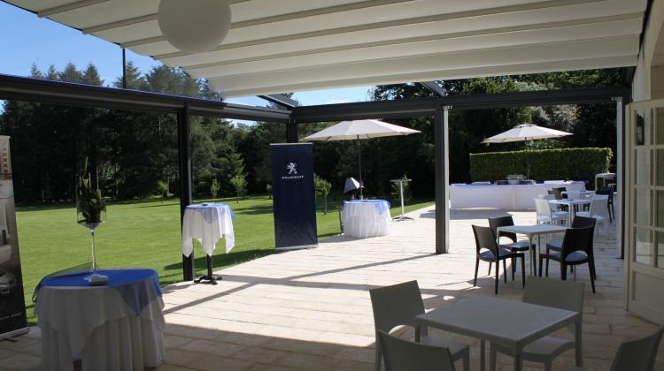 Terrasse du chateau de la Pigossière