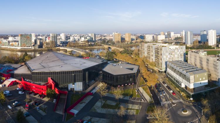 Palais des sports vue de haut