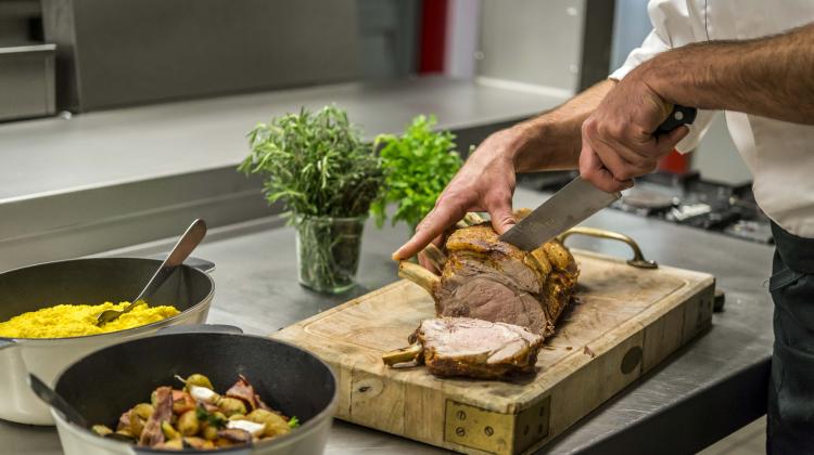 Repas du traiteur la Maison Hebel