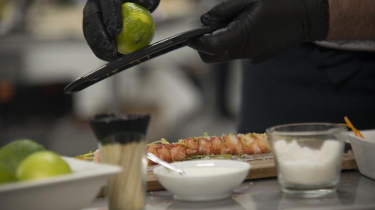 Repas du traiteur la Maison Hebel