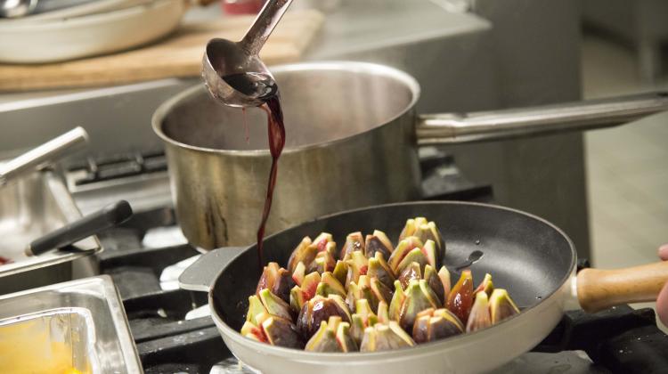 Repas du traiteur la Maison Hebel