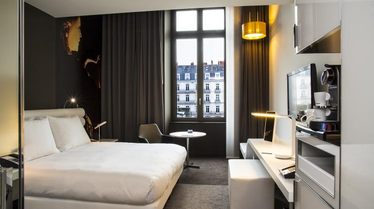 Chambre premium du Radison Blu à Nantes